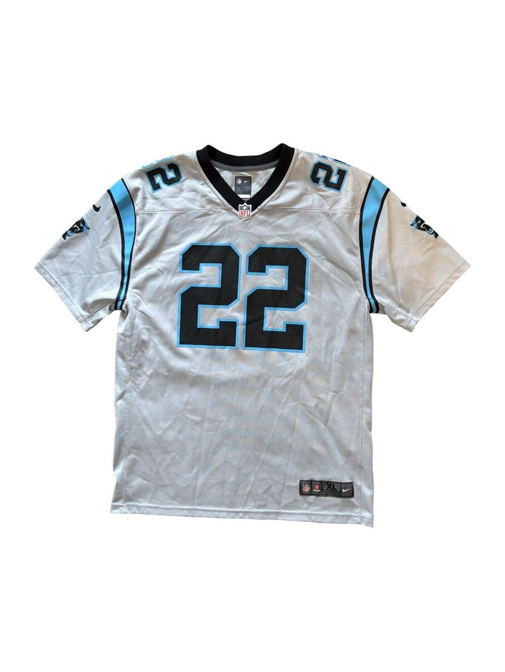 Nike Carolina Panthers Christian McCaffrey #22 Youth XL 18/20 On Field Jersey
